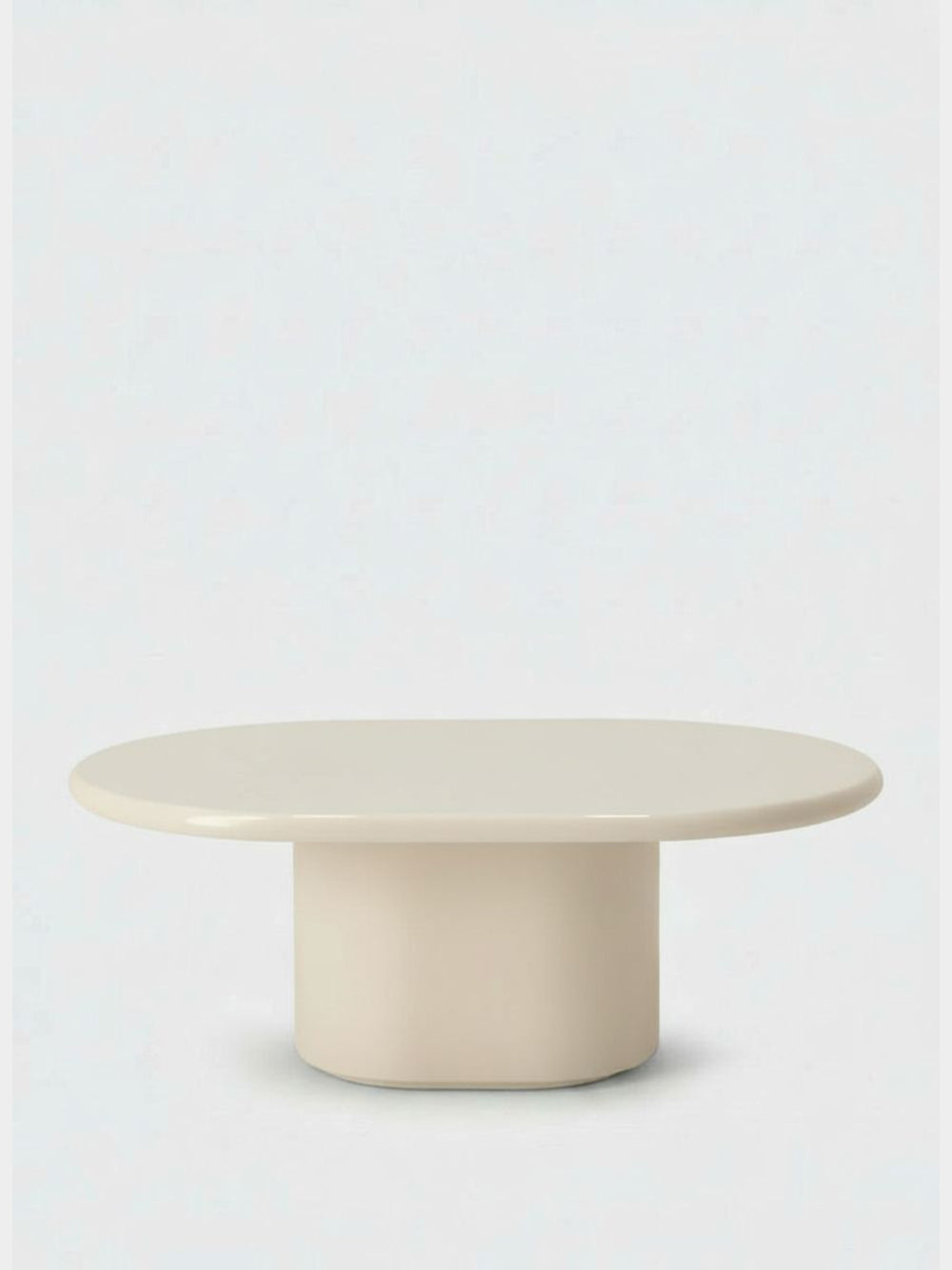 Amendoeira Ivory Lacquered Wood Coffee Table