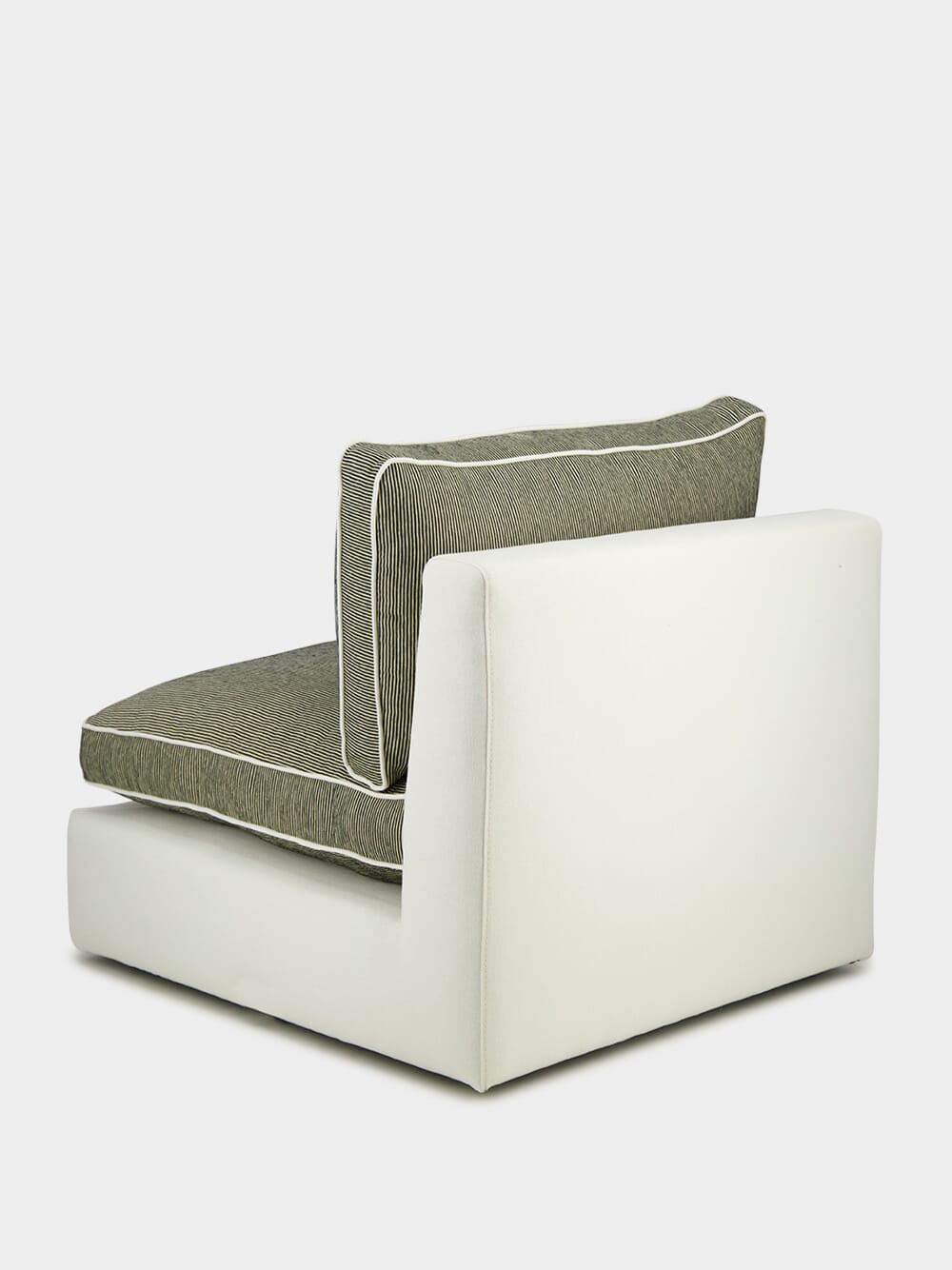 Dinis Ivory Linen Central Module Sofa