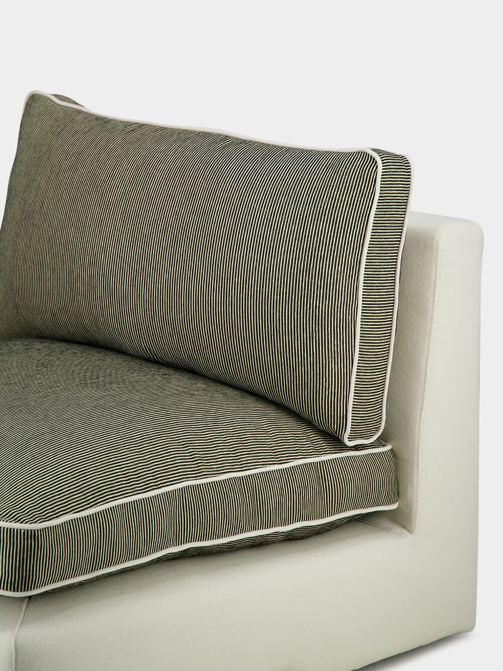 Dinis Ivory Linen Central Module Sofa