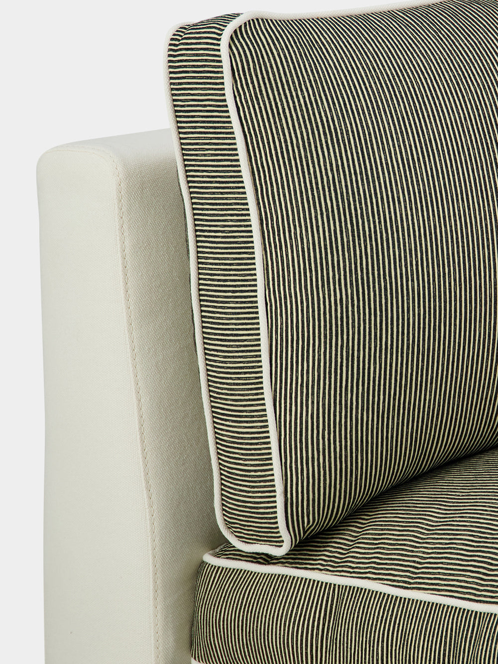 Dinis Ivory Linen Right Arm Module Sofa