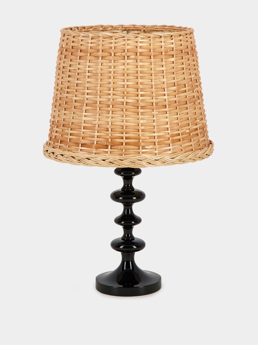 Freixo Black Wood Lamp Base