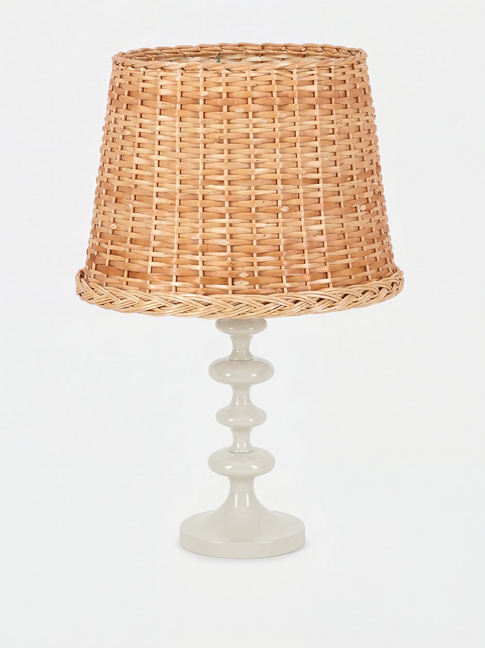 Freixo Ivory Wood Lamp Base