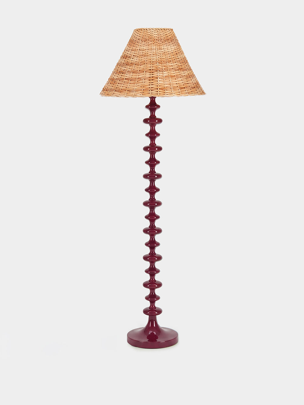 Freixo Bordeaux Wood Floor Lamp Base