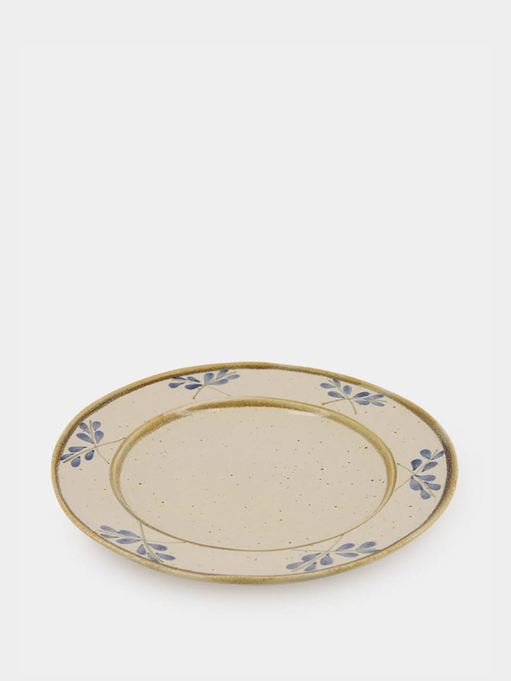 Hand-Painted Lusitano Leaf Stoneware Dinner Plate