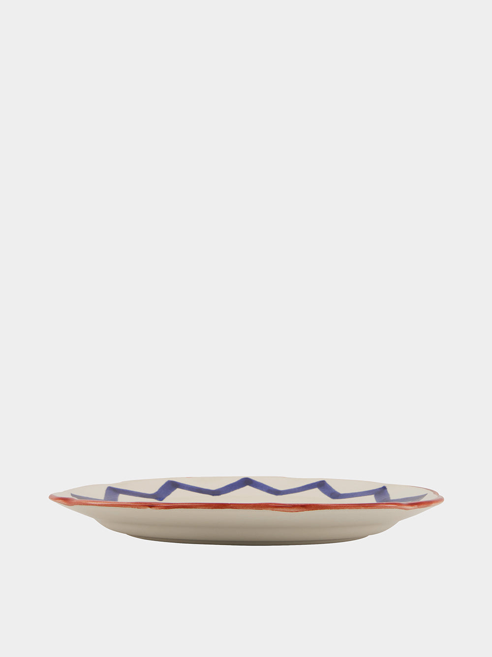 Hand-Painted Comporta The Water Carrier Stoneware Dinner Plate