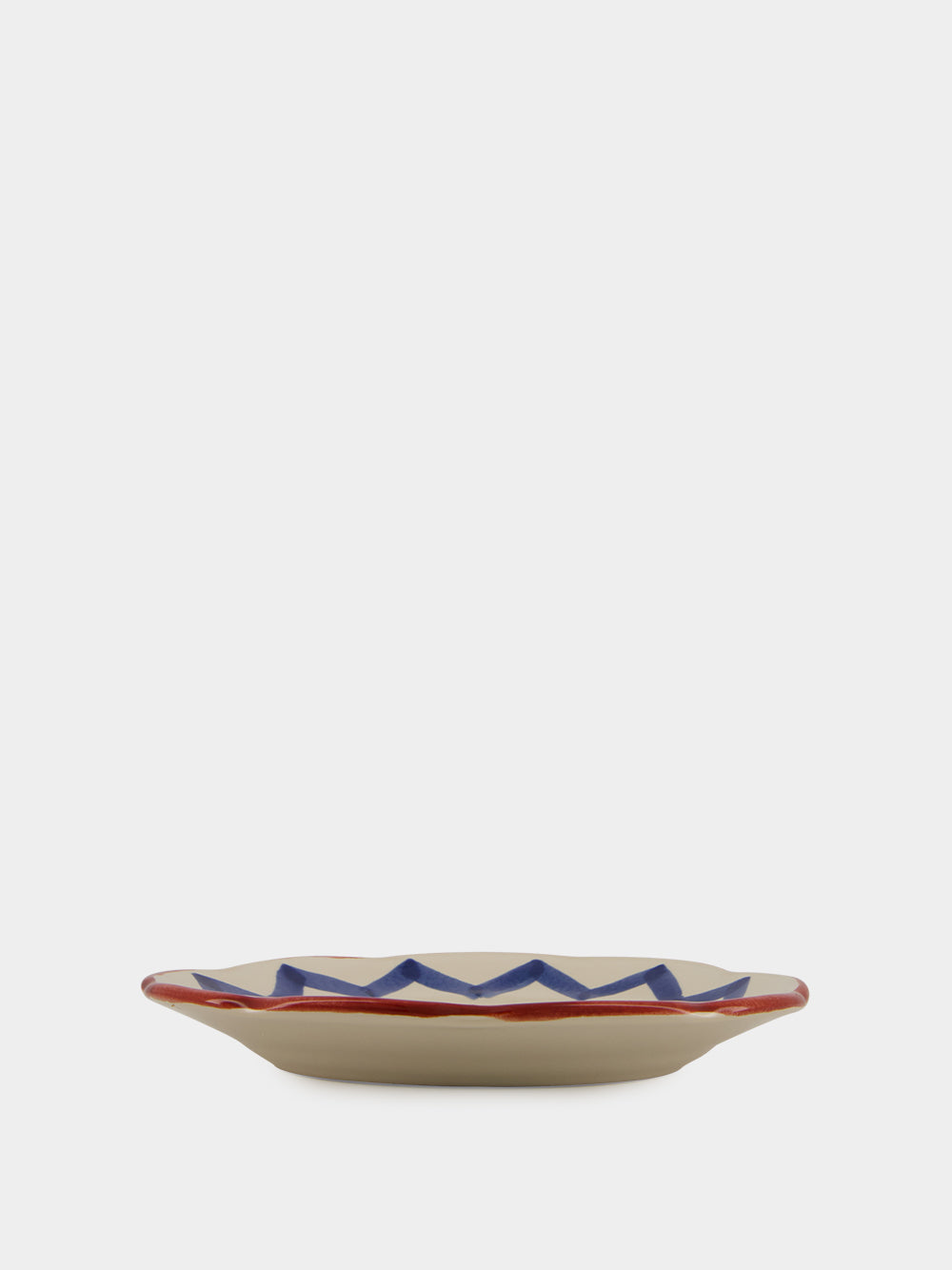 Hand-Painted Comporta The Water Carrier Stoneware Soup Plate