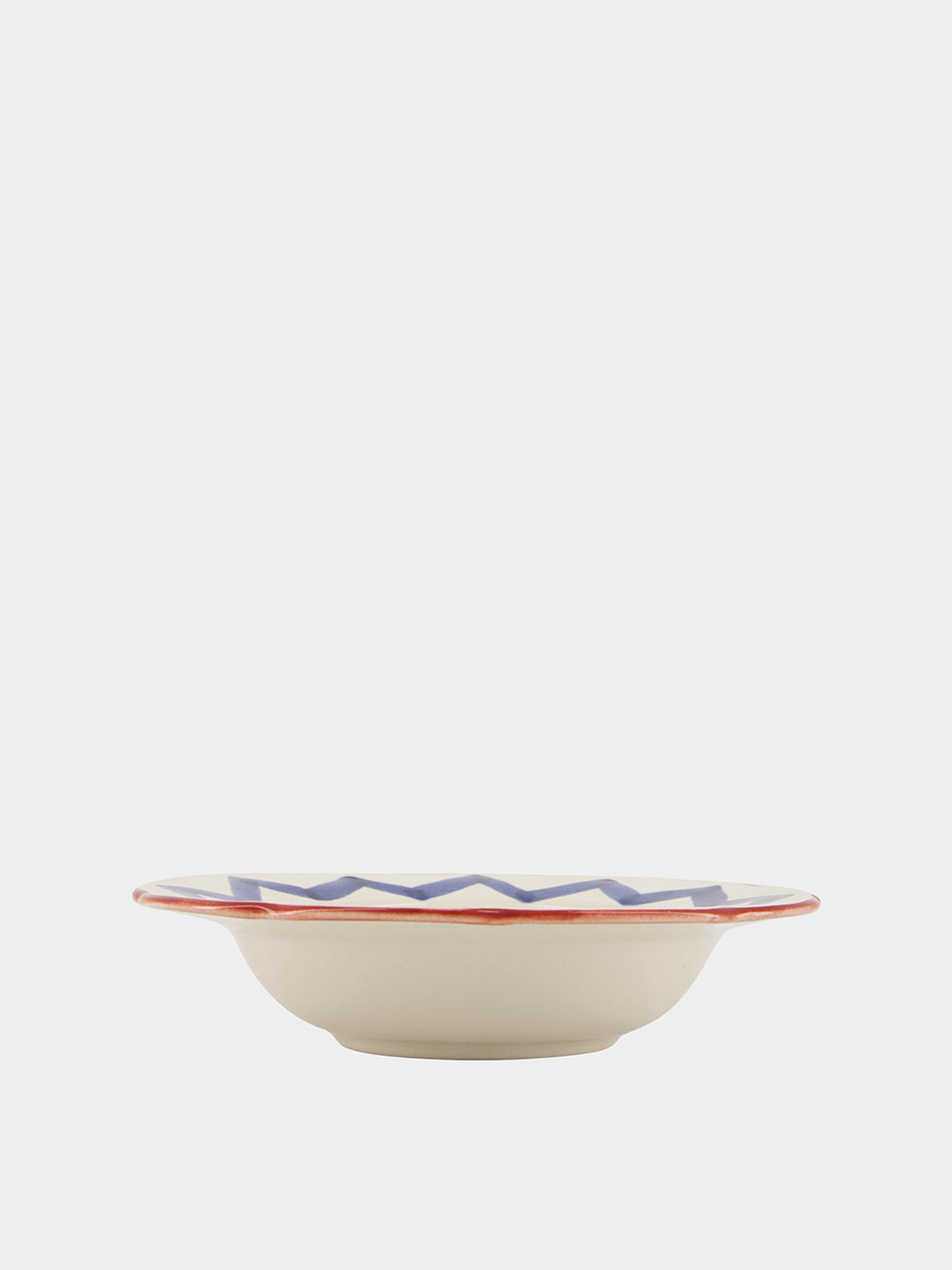 Hand-Painted Comporta The Water Carrier Stoneware Soup Plate