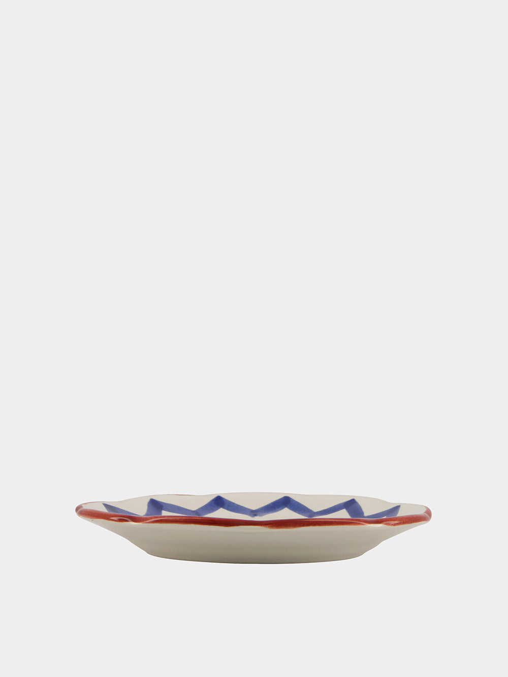 Hand-Painted Comporta The Water Carrier Stoneware Dessert Plate