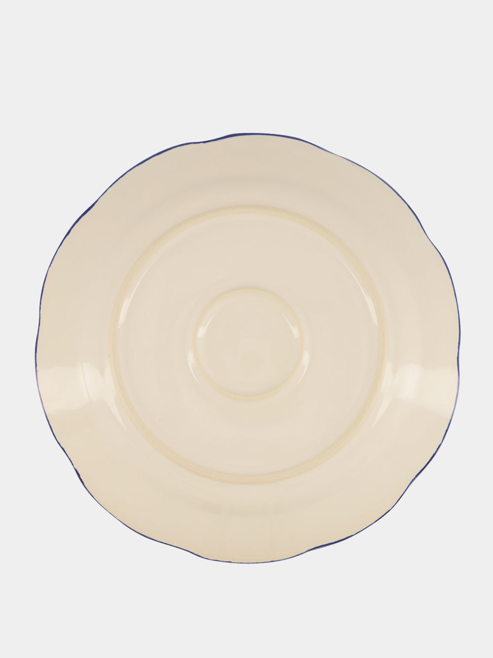 Hand-Painted Comporta The Farmer Stoneware Dinner Plate