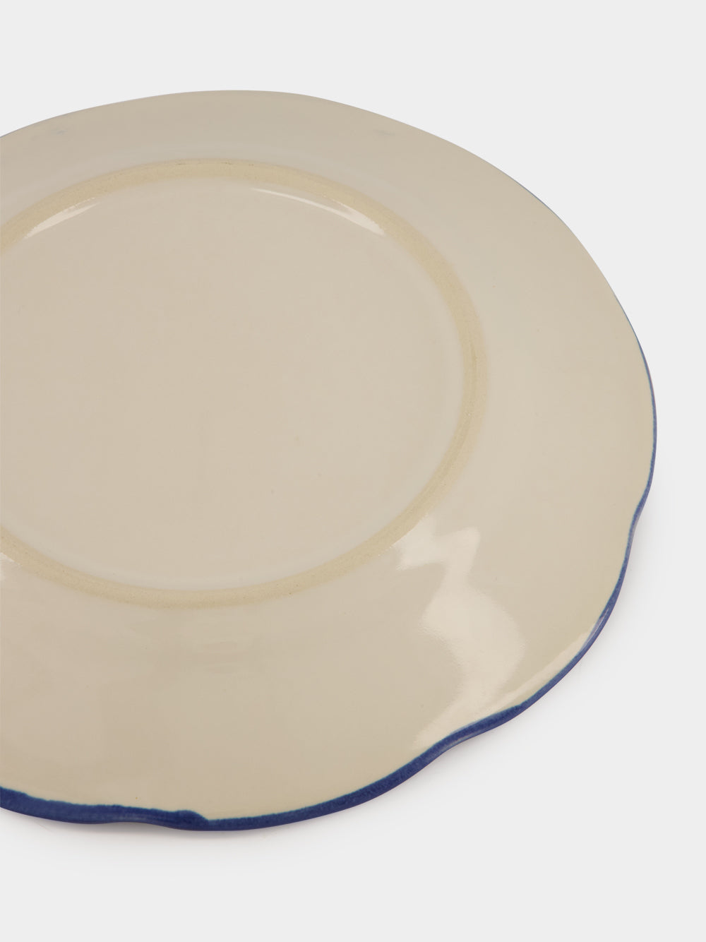 Hand-Painted Comporta The Farmer Stoneware Dessert Plate