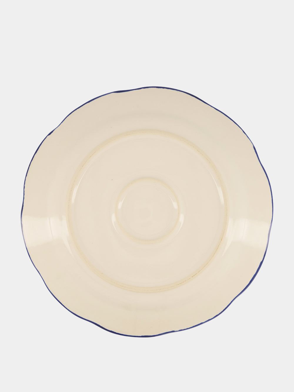 Hand-Painted Comporta House Stoneware Dinner Plate