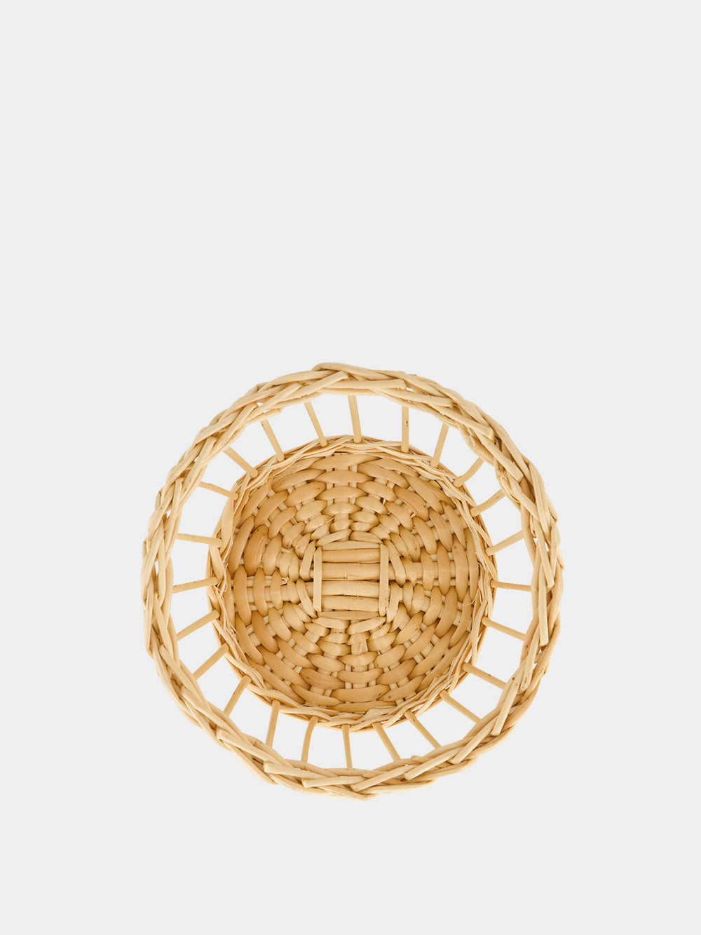 Handmade Vitória Natural Wicker Small Bread Basket