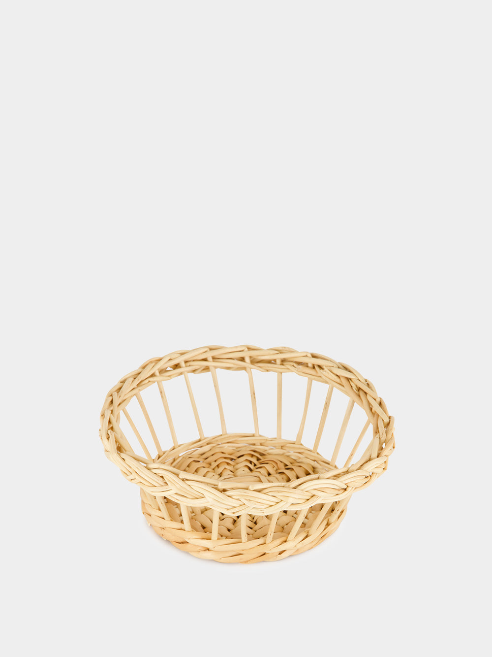 Handmade Vitória Natural Wicker Small Bread Basket