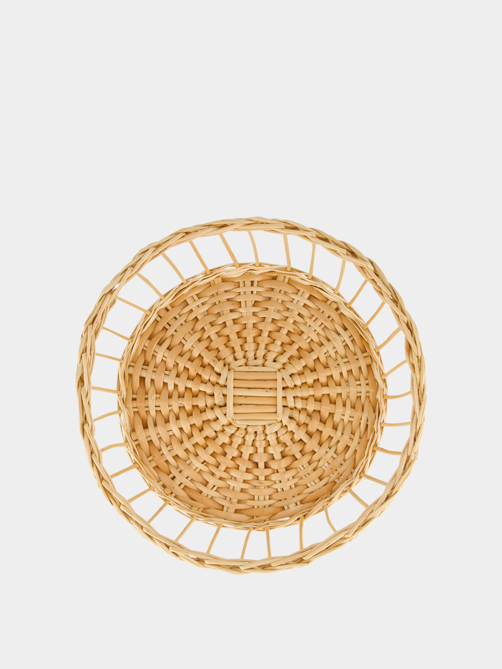 Handmade Vitória Natural Wicker Large Bread Basket