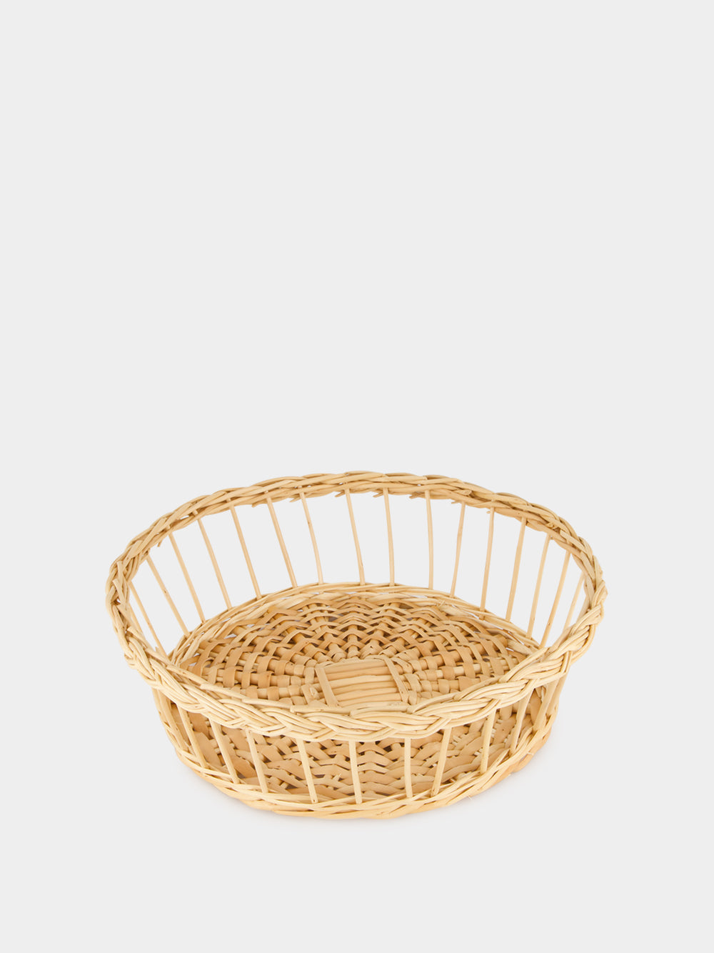 Handmade Vitória Natural Wicker Large Bread Basket